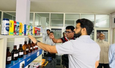 दुर्ग कलेक्टर ने मदिरा निर्माणी संयंत्र का किया निरीक्षण