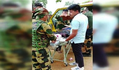 IED ब्लास्ट में बीएसएफ जवान और दो मतदान कर्मी घायल