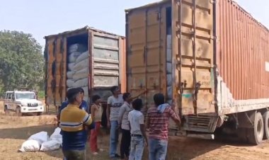 45 लाख का गुड़ाखू तीन कंटेनर समेत जब्त