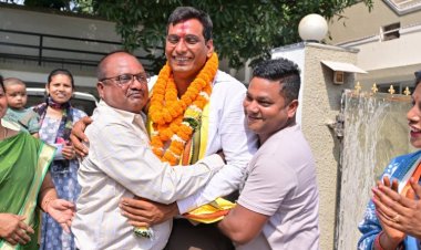 देवेंद्र यादव का विश्वास यात्रा, किसी ने गले तो कोई तिलक लगाकर किया सम्मान