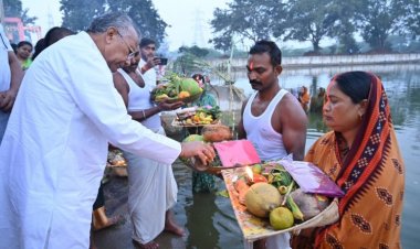 गृहमंत्री ताम्रध्वज साहू ने प्रदेशवासियों को दी छठ पूजा की शुभकामनाएं