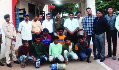 सूने मकानों और ईट फैक्ट्री में चोरी, 3 प्रकरणों में 7 गिरफ्तार