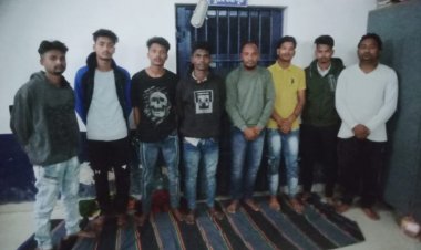 दुर्ग शहर में बीच सड़क पर चाकू और रॉड से युवक पर हमला करने वाले नाबालिग समेत 9 गिरफ्तार