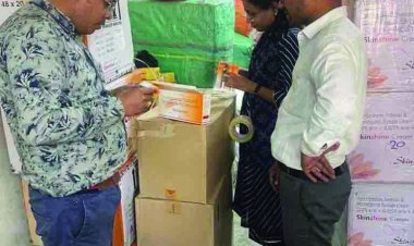 ड्रग विभाग का छापा, 12.50 लाख रुपये की दवाएं जब्त