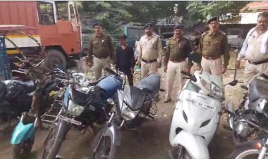 लोन का किस्त पटाने करता था चोरी, 7 बाइक और ई रिक्शा बरामद, राजनांदगांव का चोर दुर्ग में पकड़ा गया