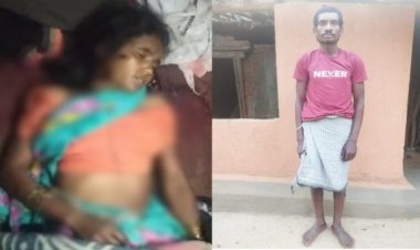 सोये हुए पत्नी पर टंगिया से वार कर हत्या, पति गिरफ्तार