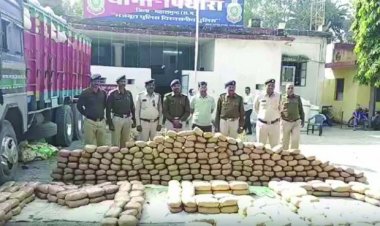 चावल की आड़ में तस्करी, 2.76 करोड़ रुपए का गांजा जब्त