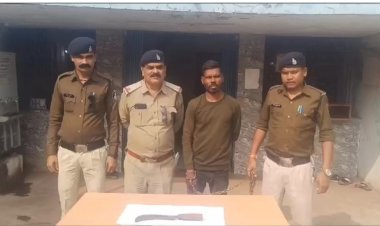 सुपेला पुलिस की कार्यवाही,धारदार हथियार लेकर गुण्डागर्दी करने वाला आदतन बदमाश गिरफ्तार
