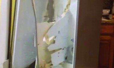 फ्रिज का कंप्रेशर फटने से घर में लगी आग