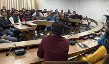 भिलाई इस्पात मजदूर संघ ने किया फेस रीडिंग सिस्टम का विरोध