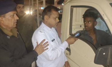 शराब पीकर वाहन चलाने वाले हो जाए सावधान, आज 22 लोगों पर की गई कार्रवाई
