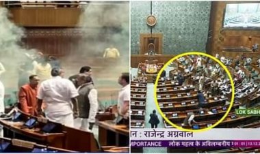 जूते में छिपाकर स्मोक केन (धुआं बम) लेकर घुसे थे सांसद भवन में