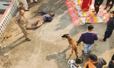 पड़ोसी घर की छत पर मिली पूर्व उपसरपंच की लाश