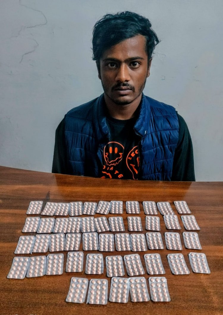 भिलाई में बड़ी मात्रा में पकड़ाया नशीली दवाओं का जखीरा, 705 टेबलेट के साथ सौदागर गिरफ्तार