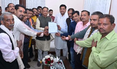 मुख्यमंत्री  विष्णु देव साय से जूनी सरोवर समिति, ढनढनी के प्रतिनिधिमंडल ने की सौजन्य मुलाकात