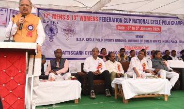 17वीं पुरूष और 13वीं महिला फेडरेंशन कप नेशनल सायकल पोलो चैम्पियनशिप 2023-2024 भिलाई में संपन्न