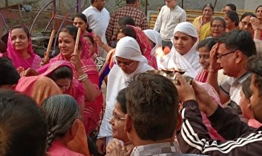 संतों का जहां वास होता है वह स्थान आनंद और खुशियों से भर जाता है: सौभाग्यमती माताजी