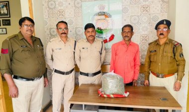 गांजा तस्कर को पाटन पुलिस के द्वारा किया गया गिरफ्तार, आरोपी से 2 किलोग्राम गांजा जप्त