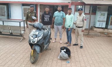 भिलाई में गांजा तस्करी करते तीन युवक गिरफ्तार