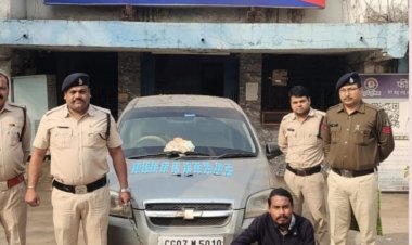 कार में दुकान लगाकर युवाओं को बेच रहा था नशीली दवाइयां, पहुंची सुपेला पुलिस, 320 टैबलेट के साथ पकड़ा आरोपी को