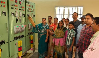 गया नगर में नवनिर्मित 33kV विद्युत उप केंद्र हुआ चालू,वार्ड पार्षद लीना दिनेश देवांगन व अधिकारियों की मौजूदगी में नागरिकों ने किया पूजन,बड़ी आबादी को मिलेगी राहत