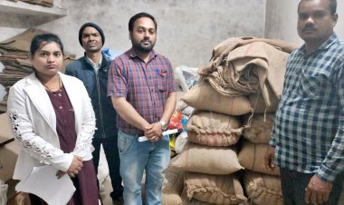 खुड़िया व अखरार से 110 क्विंटल अवैध धान जप्त कर की गई नियमानुसार कार्यवाही