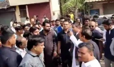 आवासीय क्षेत्र में औद्योगिक प्रयोजनार्थ कंपनी लगाने भूमि का आवंटन, नागरिक उतरे सड़क पर, विधायक रिकेश पहुंचे मौका स्थल, दोषी अधिकारियों के खिलाफ होगी कार्रवाई