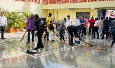 रामलला की प्राण प्रतिष्ठा से पहले भाजपा द्वारा मंदिरों, तीर्थस्थलों एवं पूजास्थलों का स्वच्छता अभियान प्रारंभ