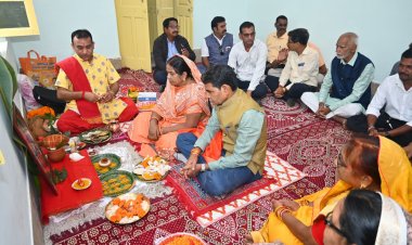 मंत्री  टंकराम वर्मा ने तिल्दा में विधायक कार्यालय का किया उद्घाटन