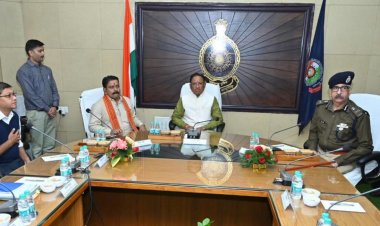 मुख्यमंत्री  विष्णु देव साय की अध्यक्षता में गृह विभाग की समीक्षा बैठक प्रारंभ