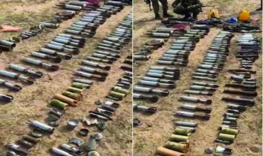 करीब तीन सौ बीजीएल के जिंदा सेल बरामद