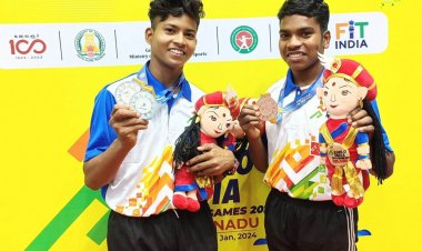 अबूझमाड़ मल्लखंब एवं स्पोर्ट्स अकादमी के खिलाडियों ने तमिलनाडु में खेलो इंडिया यूथ गेम्स में जीते तीन पदक