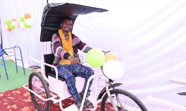 कभी हादसे ने देवी सेठिया की छीनी थी जिंदगी, बैटरी चलित ट्राई सायकिल से मिली जिंदगी की नई राह