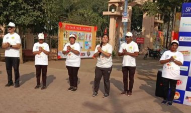 राष्ट्रीय सड़क सुरक्षा माह: यातायात के नियमों के साथ लोग सीख रहें स्वस्थ रहने के तरीके