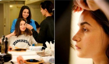 फिल्म जिगरा के सेट से वायरल हुईं आलिया भट्ट की तस्वीरें