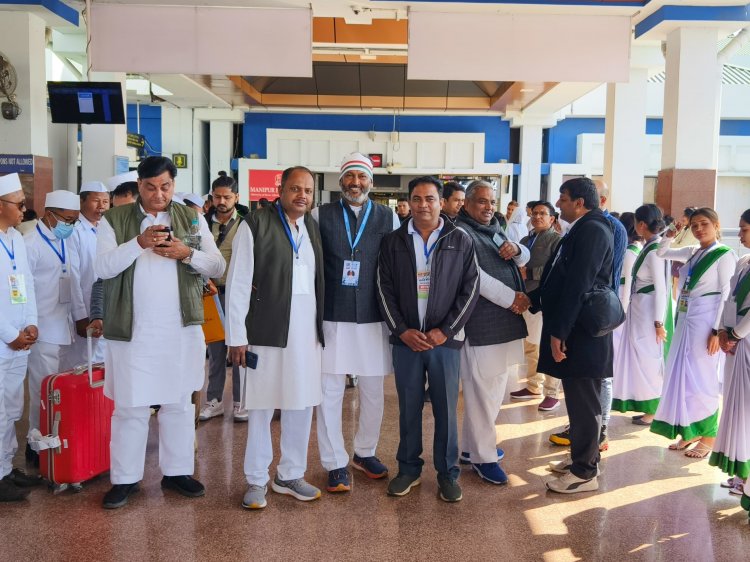 भारत जोड़ो न्याय यात्रा में शामिल होने इंफाल पहुंचे , छत्तीसगढ कांग्रेस प्रदेश सचिव