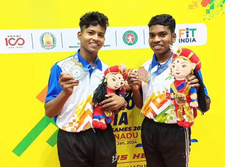 अबूझमाड़ मल्लखंब एवं स्पोर्ट्स अकादमी के खिलाडियों ने तमिलनाडु में खेलो इंडिया यूथ गेम्स में जीते तीन पदक