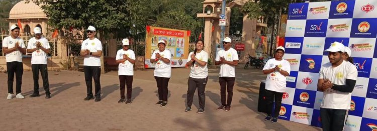 राष्ट्रीय सड़क सुरक्षा माह: यातायात के नियमों के साथ लोग सीख रहें स्वस्थ रहने के तरीके
