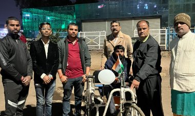 जन समर्पण सेवा सँस्था दुर्ग ने शहर में जरूरतमंद दिव्यांग जनोँ को ट्राइसिकल एवं बैसाखी का वितरण किया