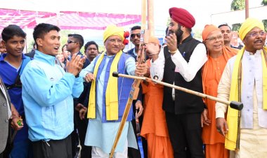 मुख्यमंत्री ने तीरंदाजी में आजमाया हाथ,लक्ष्य पर लगाया सटीक निशाना