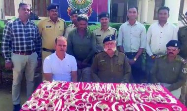 ज्वेलरी शॉप में हुए चोरी का खुलासा, आरोपियों से 7 लाख रुपए के 10 किलो चांदी बरामद