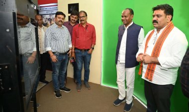 उप मुख्यमंत्री श्री विजय शर्मा ने छत्तीसगढ़ रीजनल साईस सेन्टर का किया औचक निरीक्षण