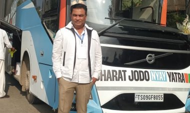 राहुल गांधी  की भारत जोड़ो न्याय यात्रा के प्रारंभ के कई राज्यों से यात्रा के साथ चल रहे, छत्तीसगढ़ प्रदेश कांग्रेस कमेटी के सचिव अय्यूब खान 