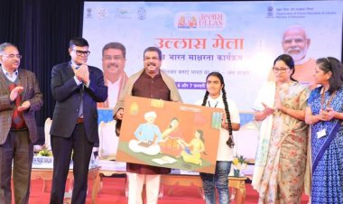 नवभारत साक्षरता कार्यक्रम ’उल्लास मेला’ : छत्तीसगढ़ की प्रस्तुतीकरण को अन्य राज्यों ने सराहा