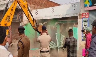 शिवम हत्याकांड: भिलाई में सुबह-सुबह कातिलों के घर चला बुलडोजर