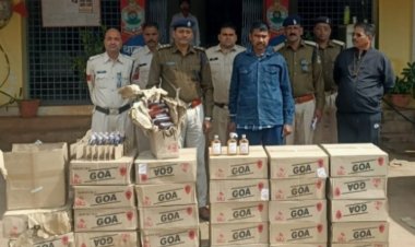 बेमेतरा में 1.65 लाख के शराब के साथ पकड़ा गया भिलाई का कुख्यात शराब तस्कर