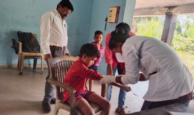 ज़िला प्रशासन की सजगता से गादीरास पोटाकेबिन के बच्चे हुए खसरामुक्त ज़िला प्रशासन की सजगता से