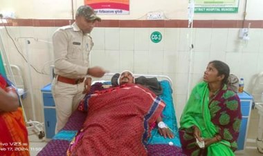 भालू ने ग्रामीण पर किया हमला