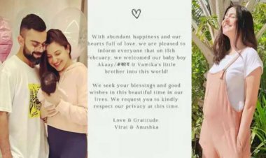 अनुष्का शर्मा-विराट कोहली के घर एक बार फिर गूंजी किलकारी, बेटे अकाय को दिया जन्म