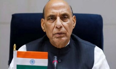 आठ साल बाद बस्तर पहुंचे राजनाथ सिंह, पार्टी नेताओं से की मुलाकात